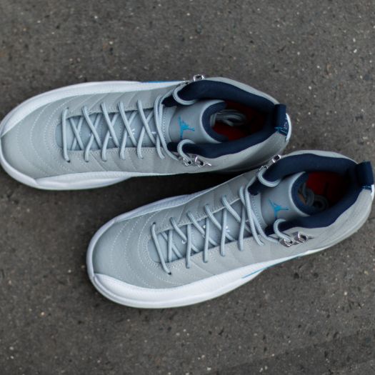 Women s shoes Air Jordan 12 Retro BG Wolf Grey University Blue