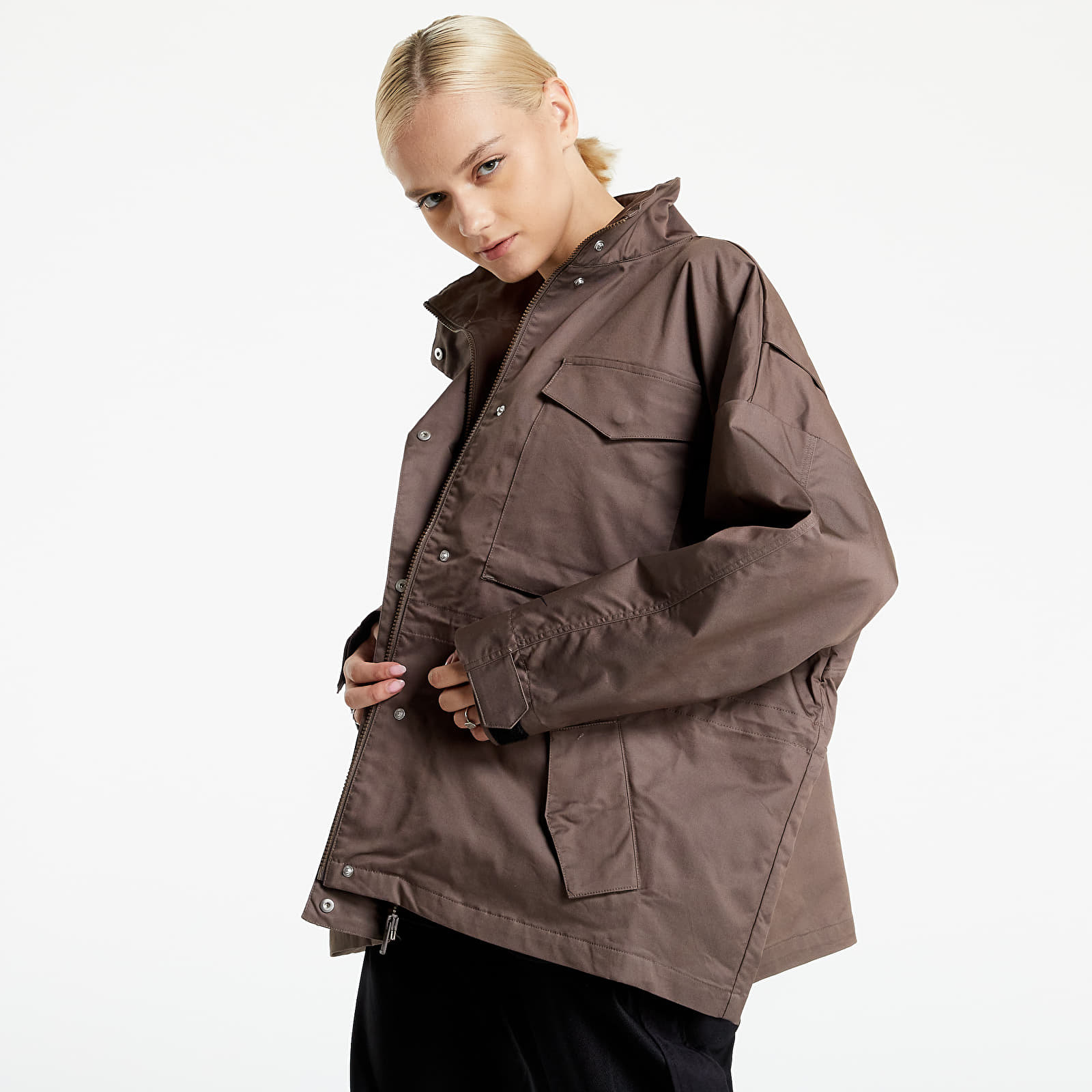 Jakker Nike Sportswear Women's M65 Jacket Ironstone/ Black