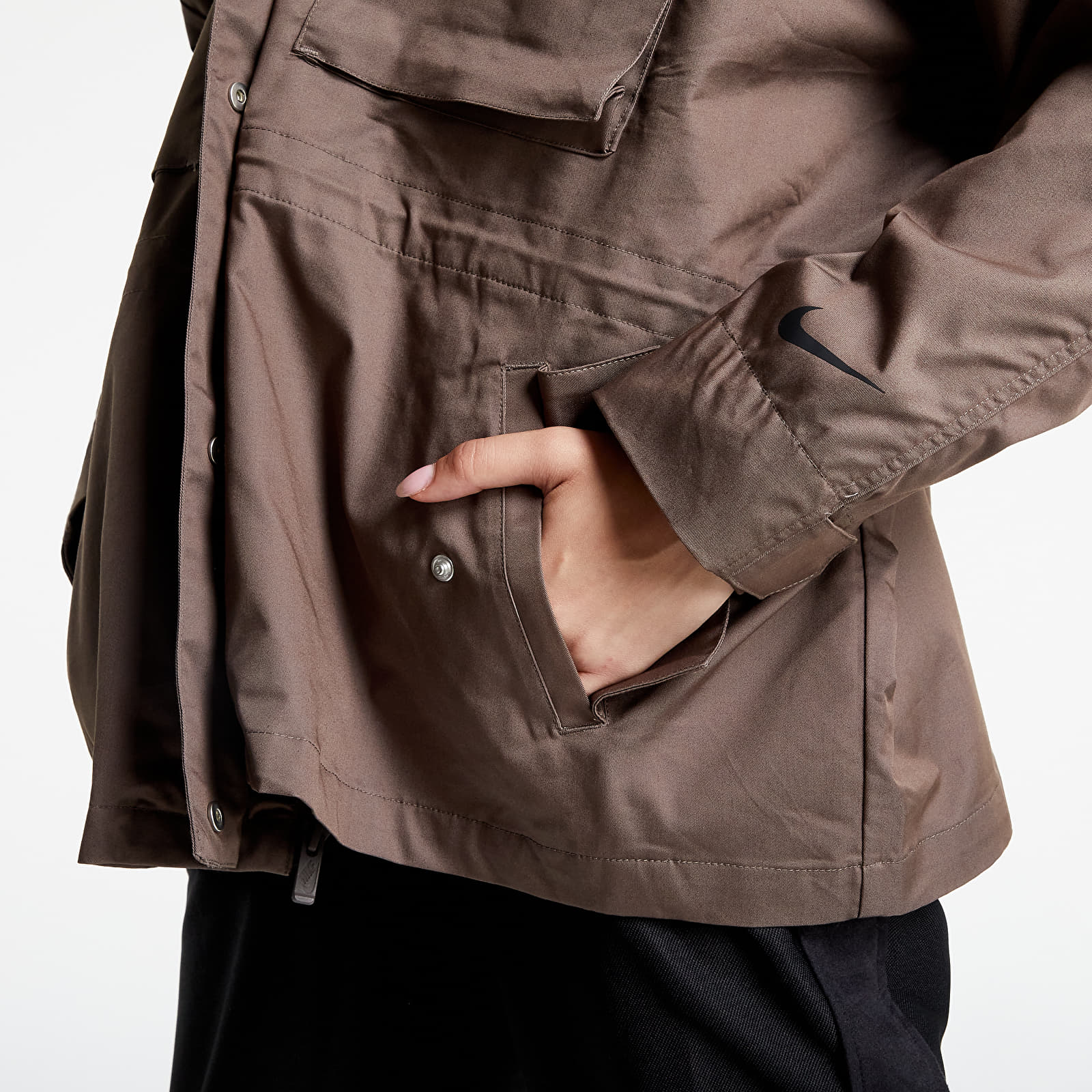 Jakker Nike Sportswear Women's M65 Jacket Ironstone/ Black