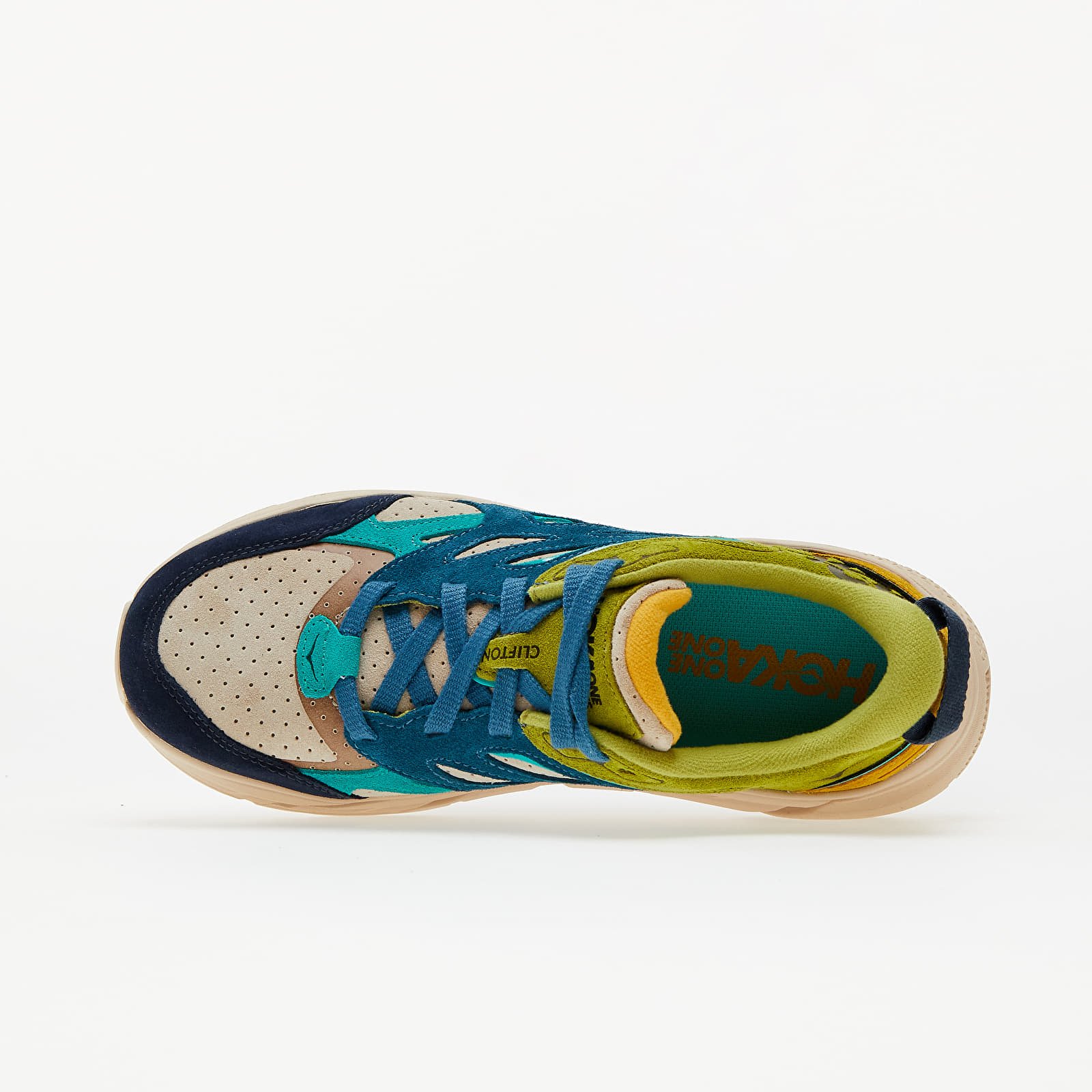 Herren Sneaker und Schuhe Hoka One One® M Clifton L Suede Multi / Shifting Sand