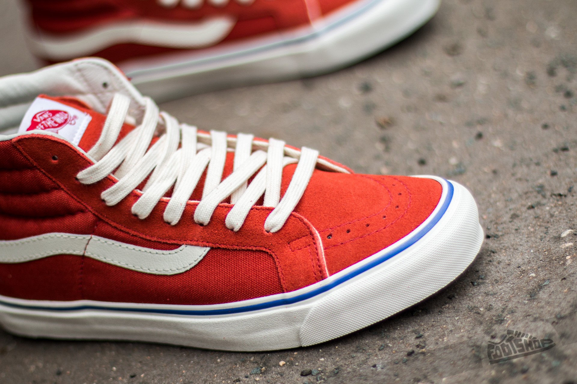 Men s shoes Vans OG Sk8 Hi LX Suede Canvas Bossa Nova Footshop