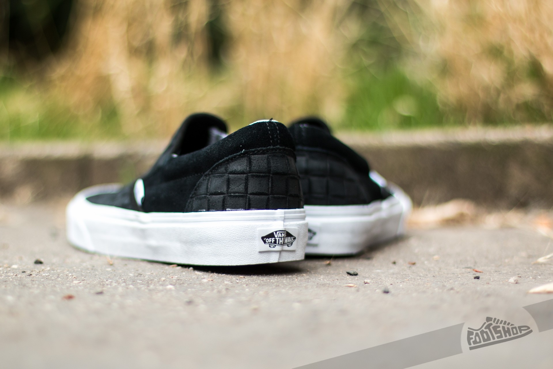 Vans suede checkers top
