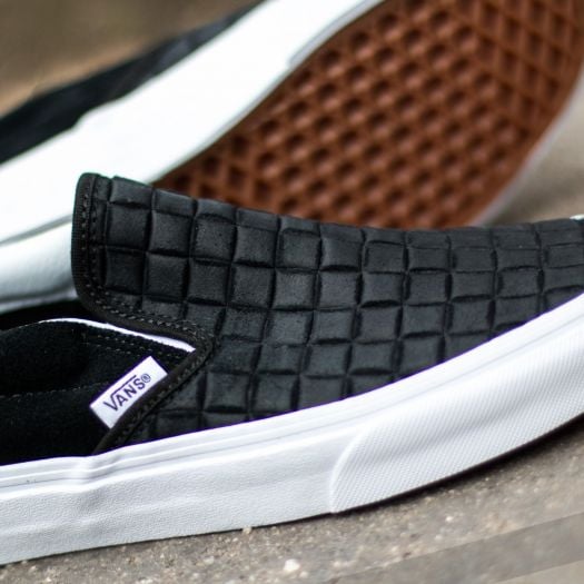Vans suede checkers slip on online