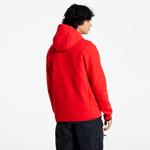 Nike tech fleece red and sales black
