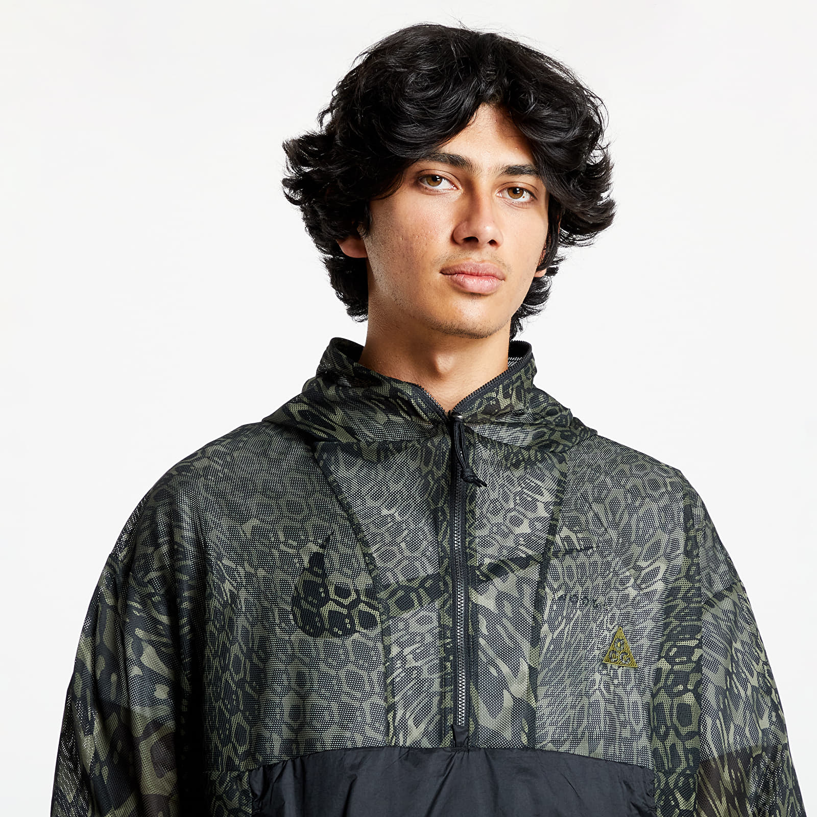 Nike acg anorak deals black sequoia