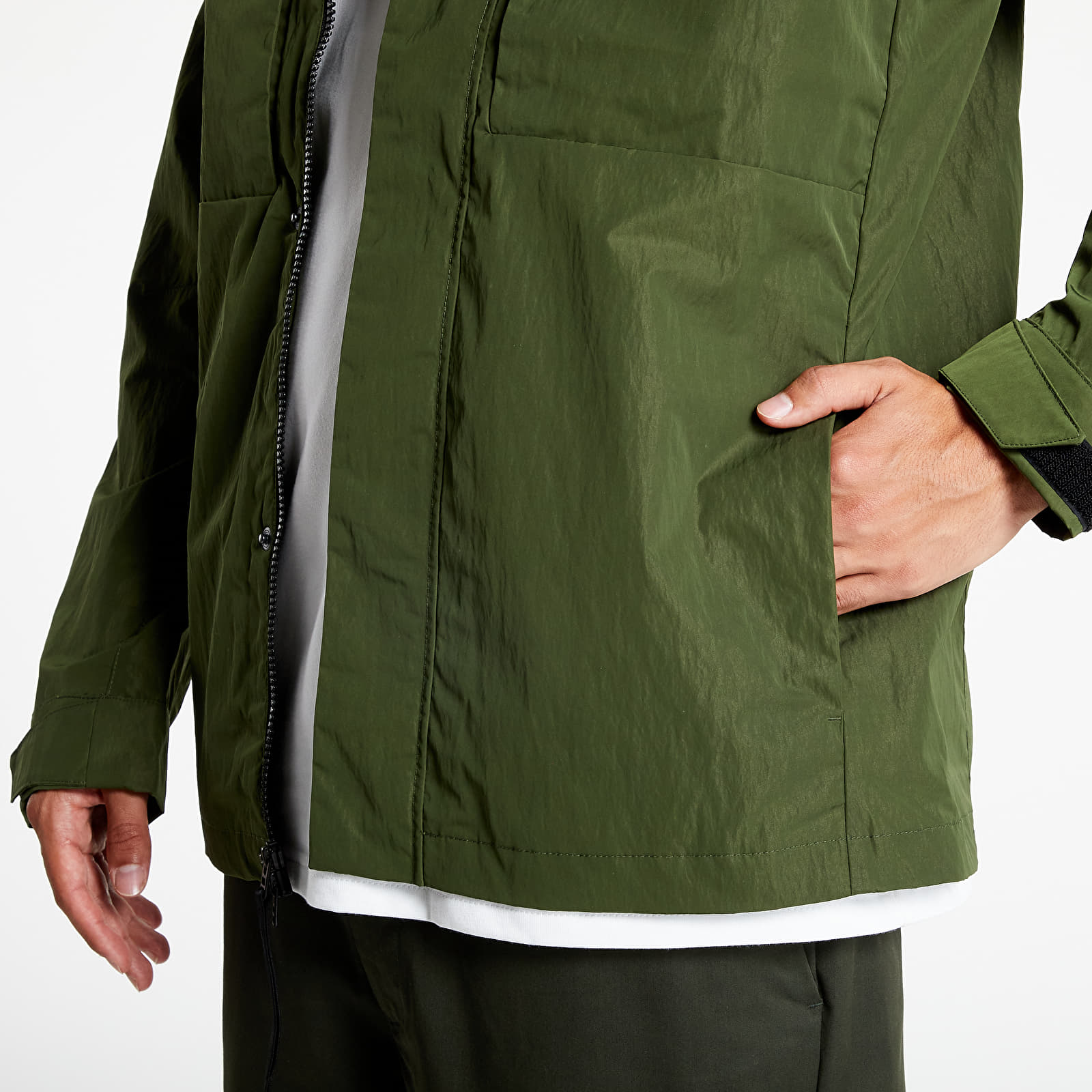Bundy Nike Sportswear Men's Unlined Hooded M65 Jacket Rough Green/ Black/ Black