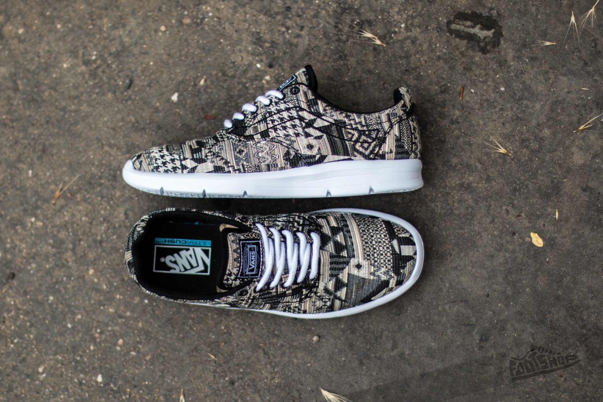Men s shoes Vans Iso 1.5 Italian Weave Black White Footshop