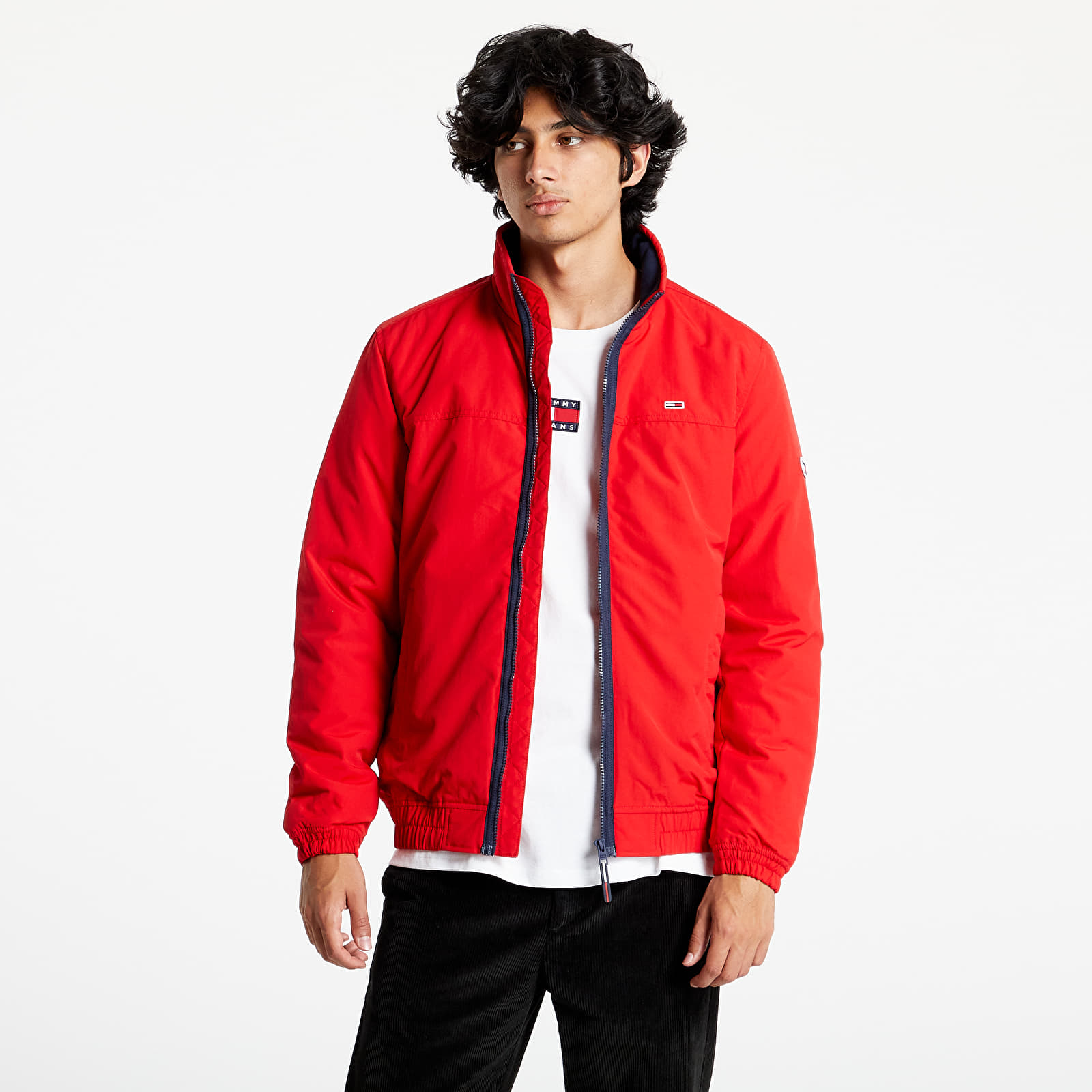 Jackets Tommy Jeans Essential Padded Jacket Deep Crimson