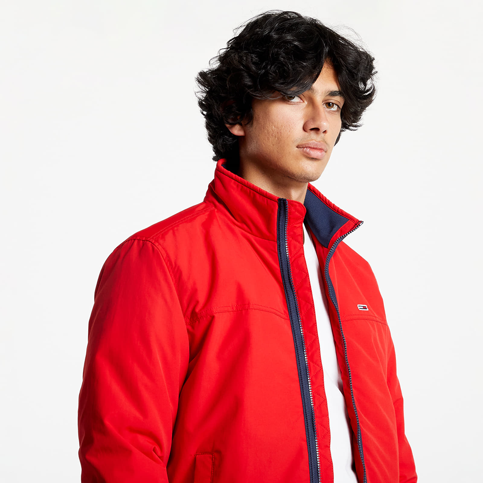 Jackets Tommy Jeans Essential Padded Jacket Deep Crimson