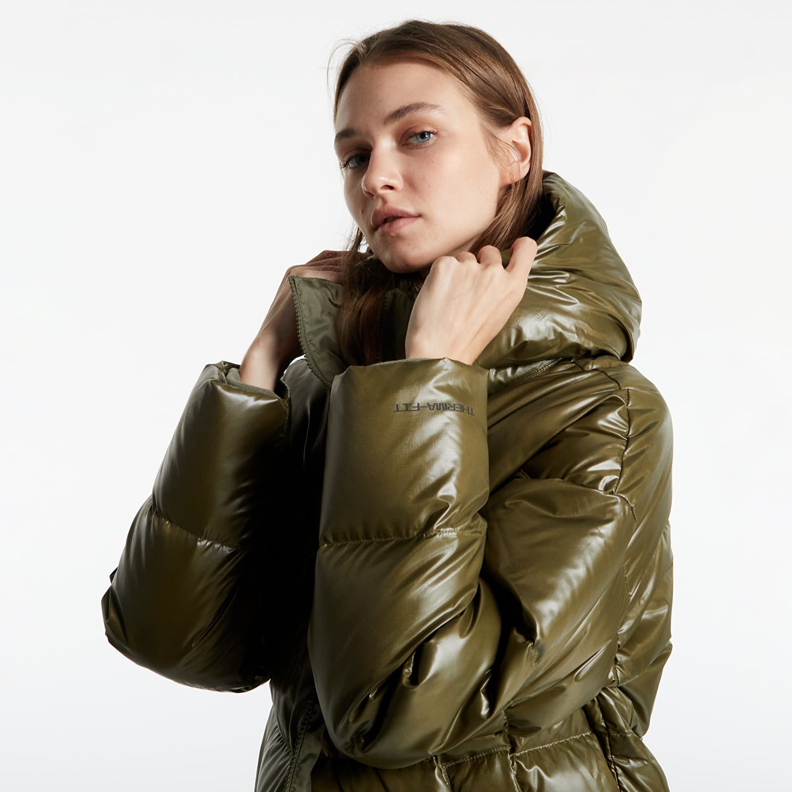 Jacken Nike Sportswear Therma-FIT City Series W Parka Medium Olive/ Black