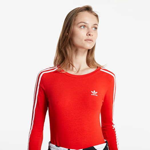 Adidas red bodysuit top