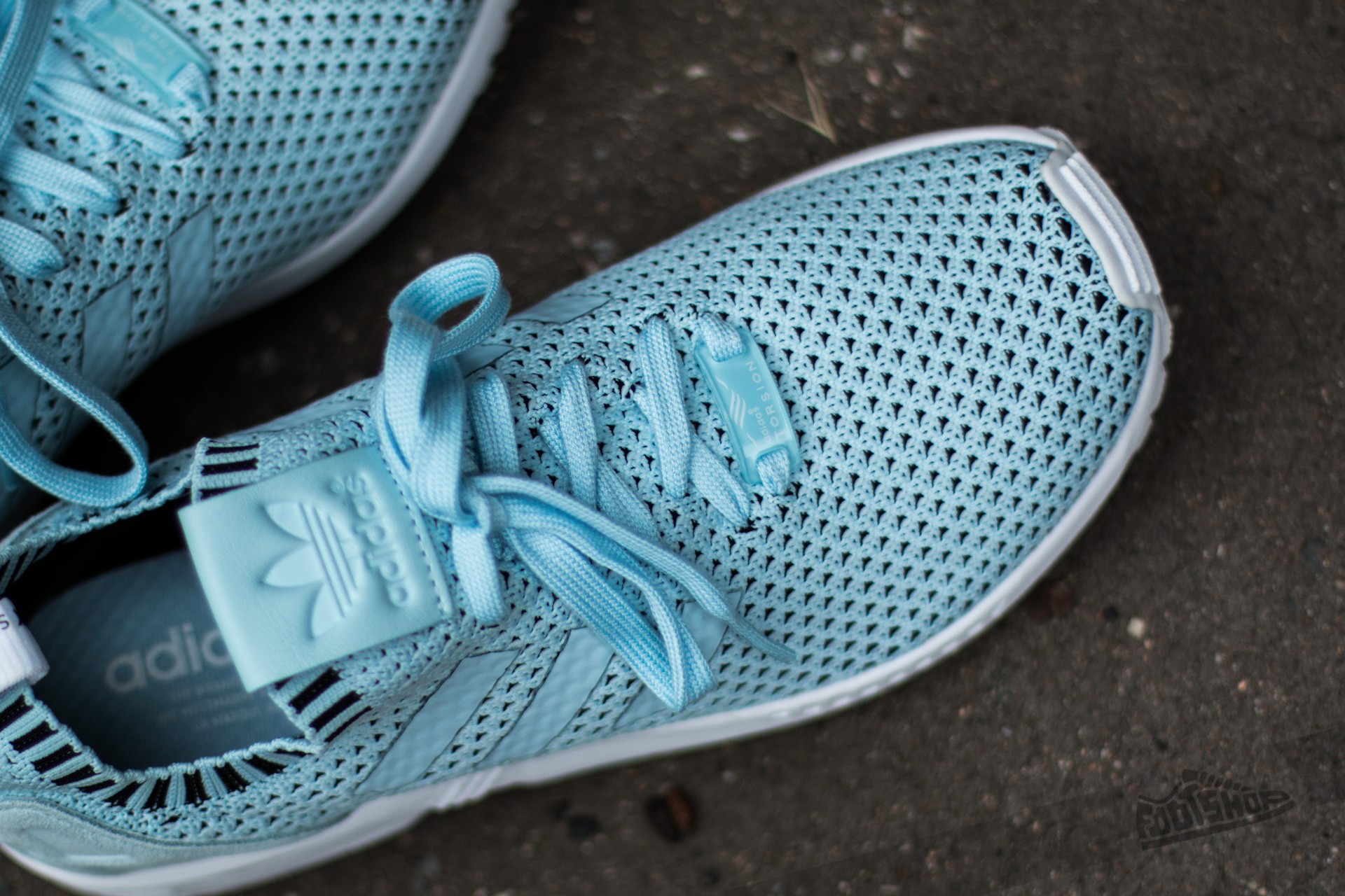 Vīriešu apavi adidas ZX Flux Primeknit Ice Blue/ Ice Blue/ Core Black
