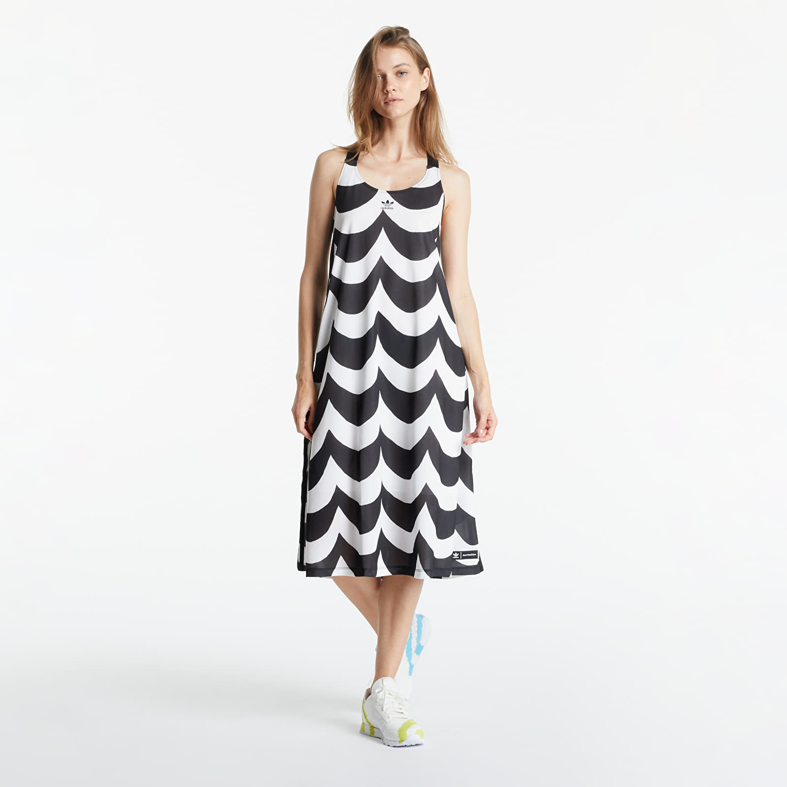 Adidas dress shop black and white