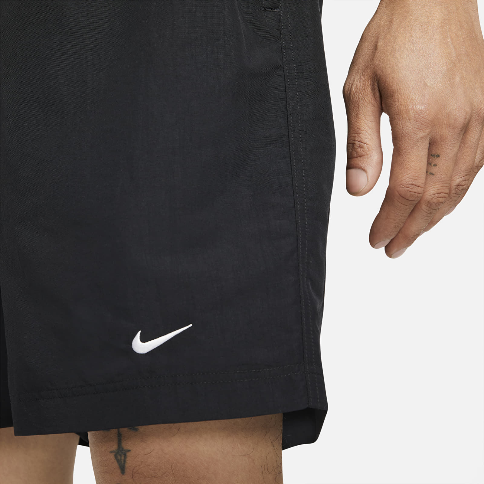 Kurzhosen NikeLab U NRG Solo Swoosh Short Black/ White