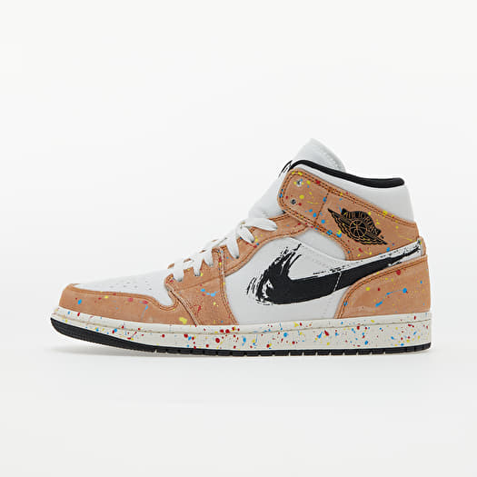 Men s shoes Air Jordan 1 Mid SE Sail Black Cider Chile Red Footshop