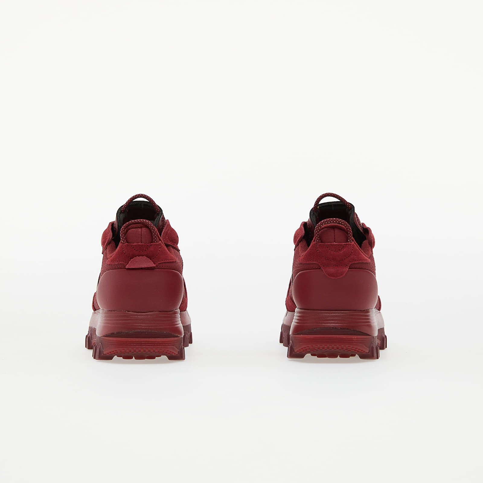 Women's shoes Reebok x Cardi B Classic Leather Trip Red/ Clear Burgundy/ Gold Brown