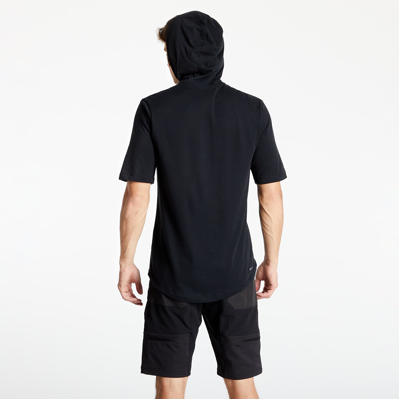 Majice T-shirt Jordan Dri-FIT Air Performance M Short-Sleeve Hooded T-Shirt Black/ White