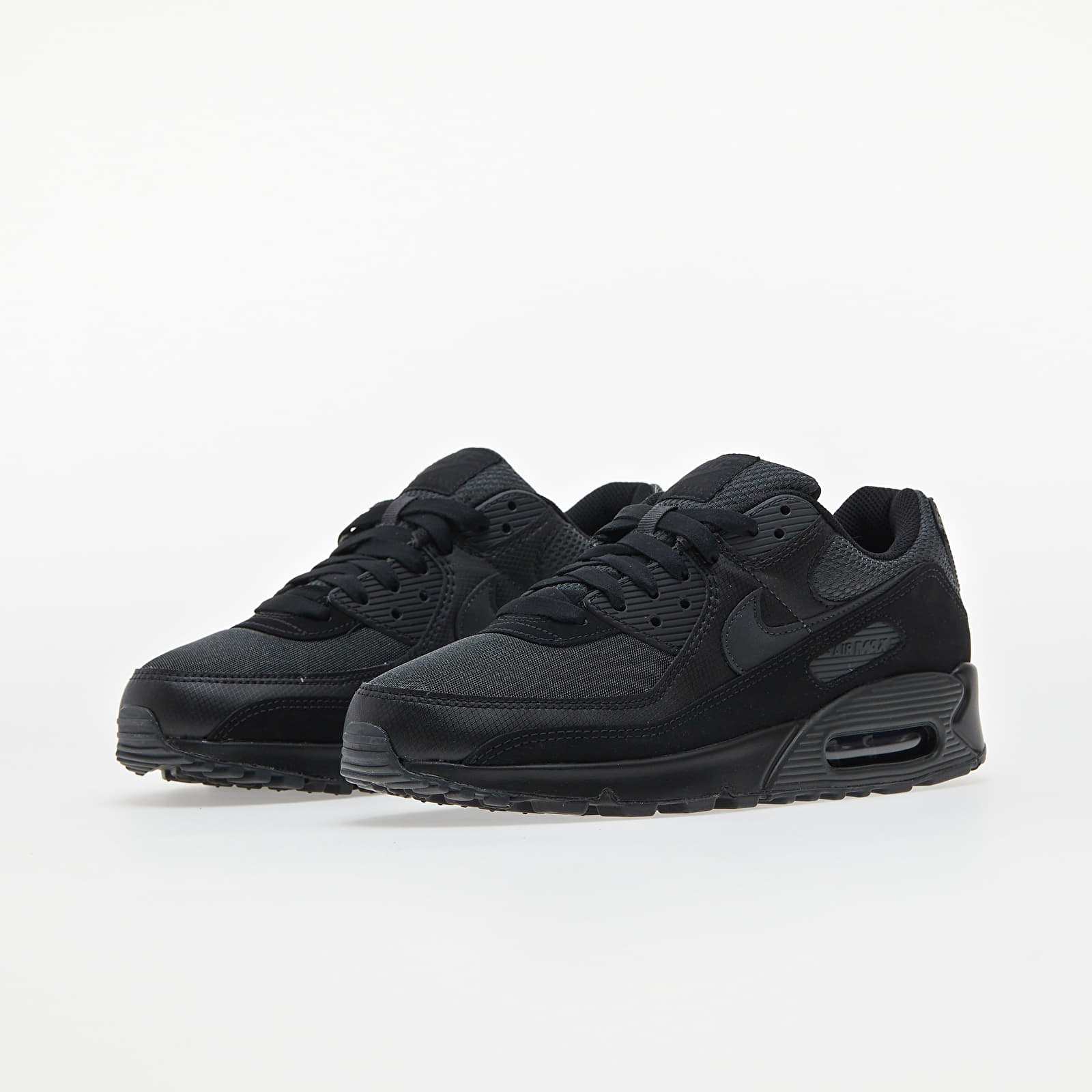 Nike air max 90 black and grey deals
