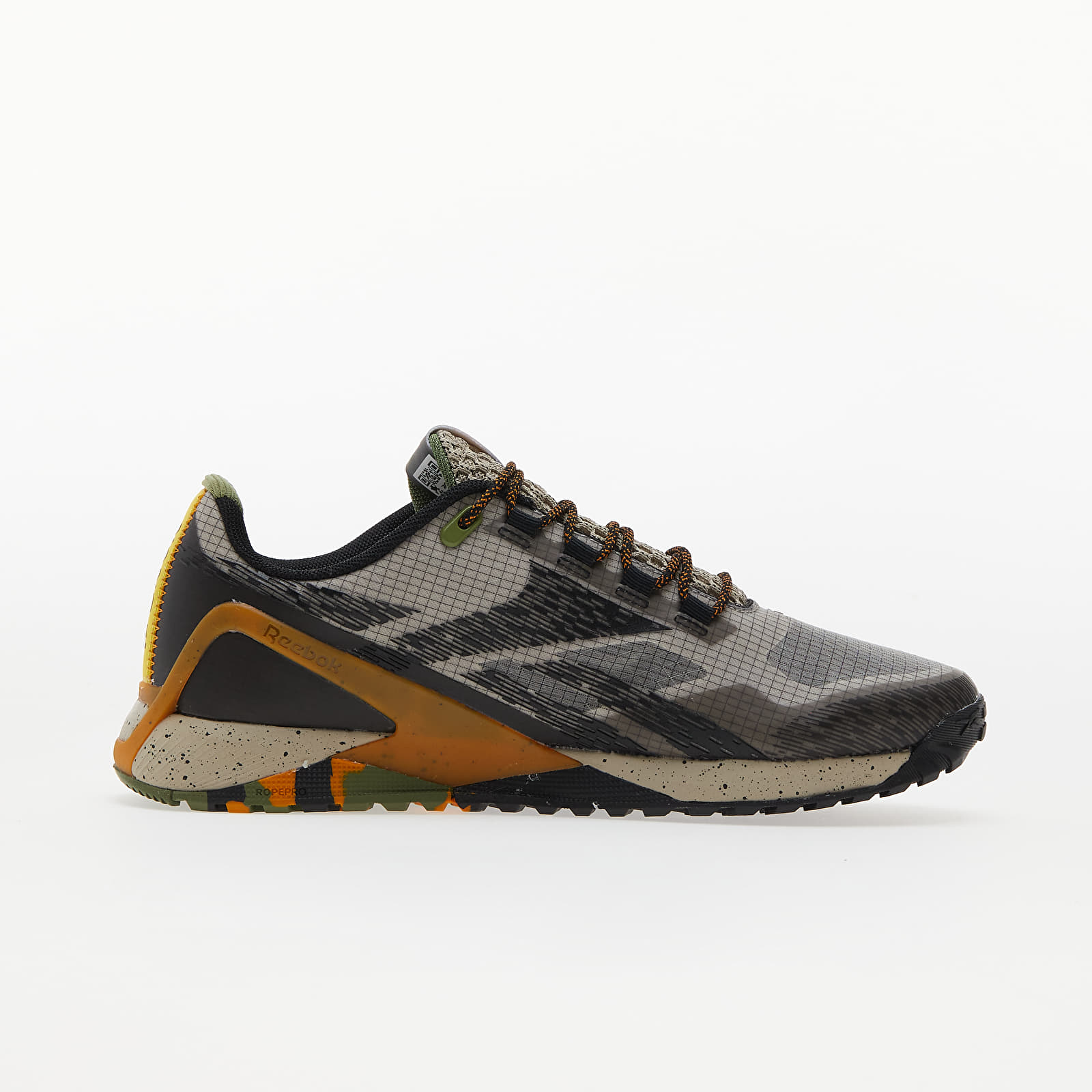 Herren Sneaker und Schuhe Reebok x National Geographic Nano X1 TR Adventure Light Sand/ Core Black/ Wast Green