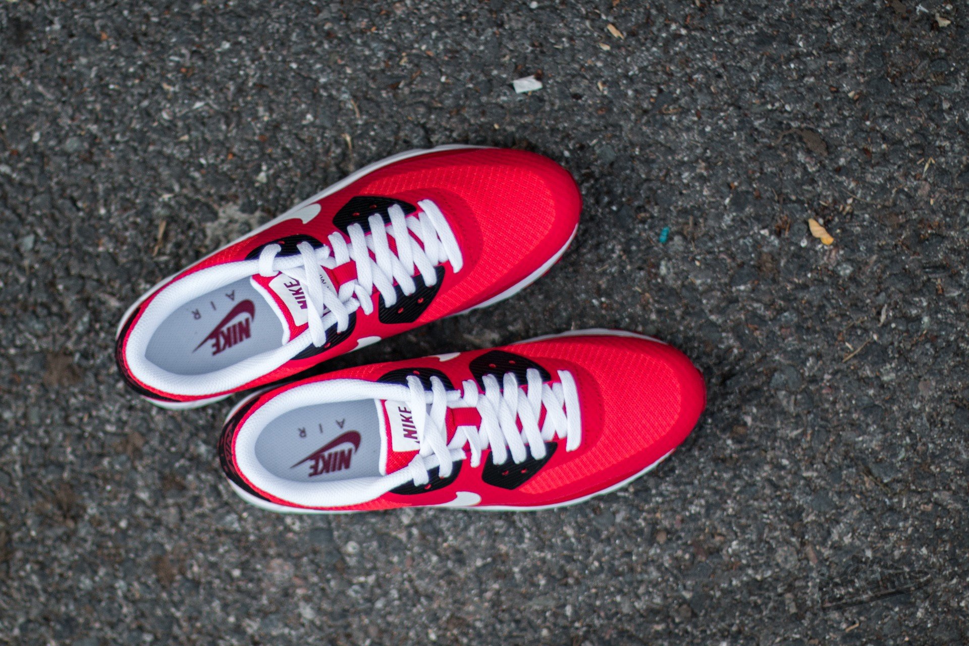 Men s shoes Nike Air Max 90 Ultra Essential Action Red Pure Platinum Gym Red Black Footshop