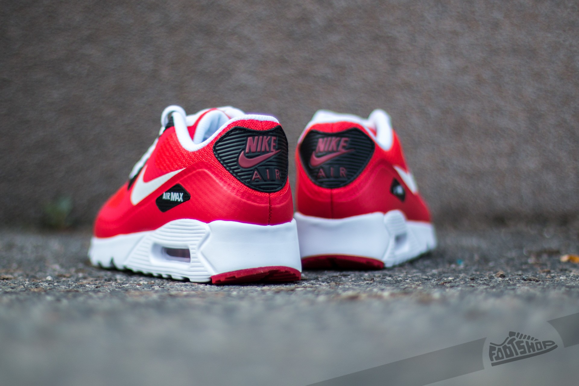 Men s shoes Nike Air Max 90 Ultra Essential Action Red Pure Platinum Gym Red Black Footshop
