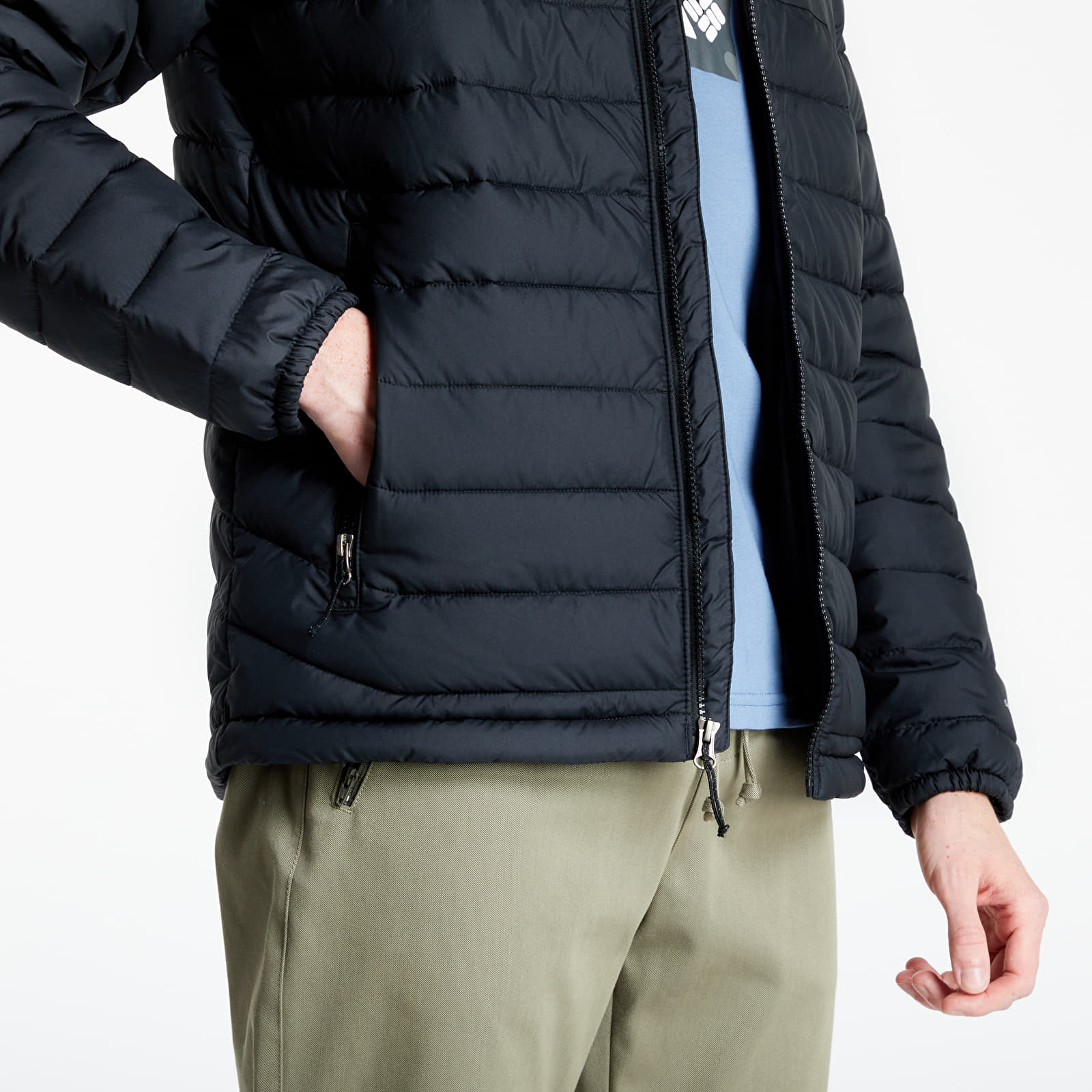 Bundy Columbia Powder Lite™ Hooded Jacket Black