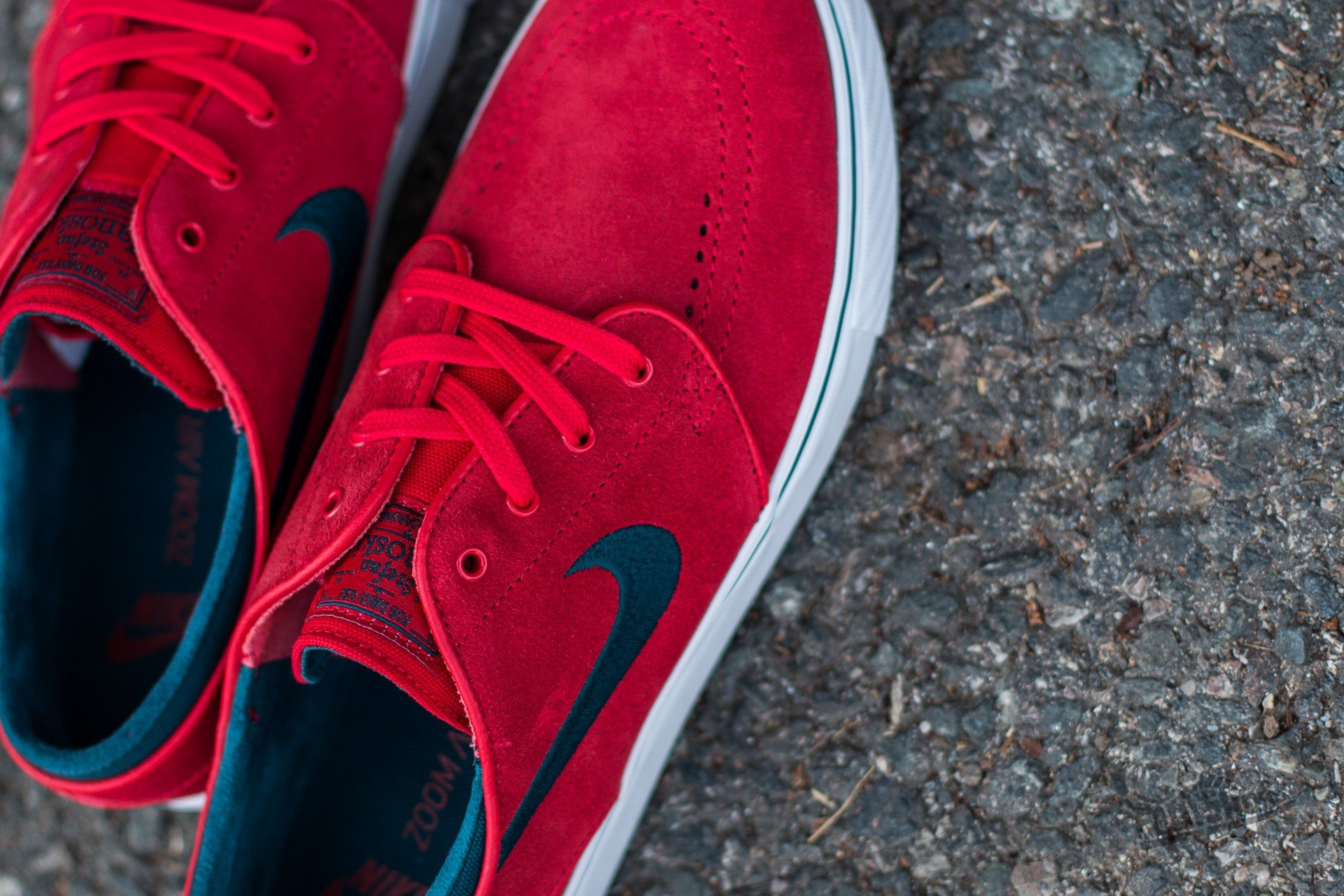 Vyriška avalynė Nike Zoom Stefan Janoski University Red/ Midnight Turquoise-White