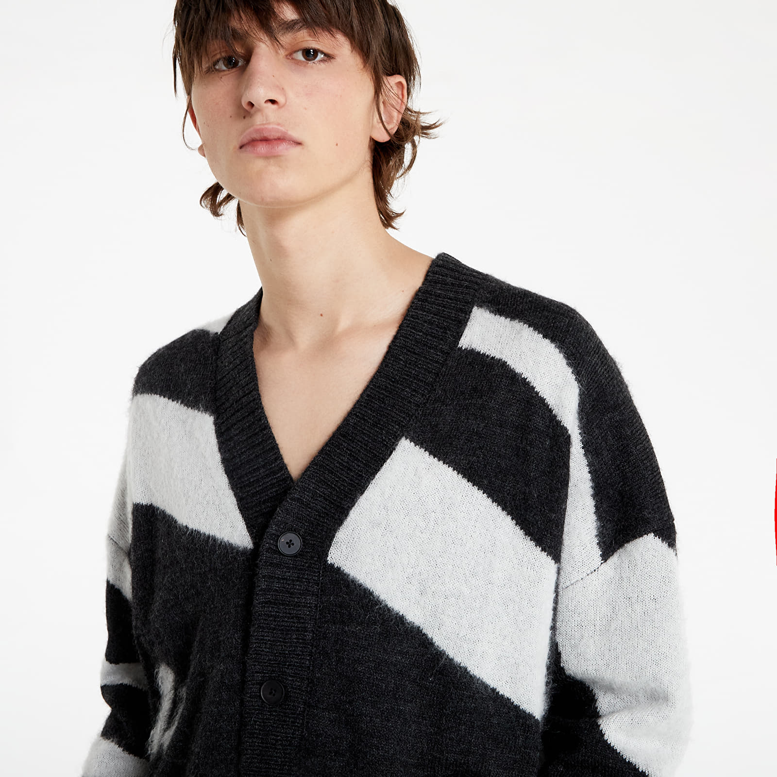 Pulovere McQ In8 Dazzle Cardigan Black / White