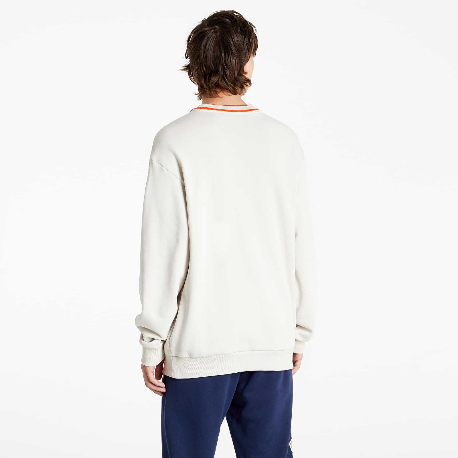 Hættetrøjer og sweatshirts adidas Script Crew Alumin