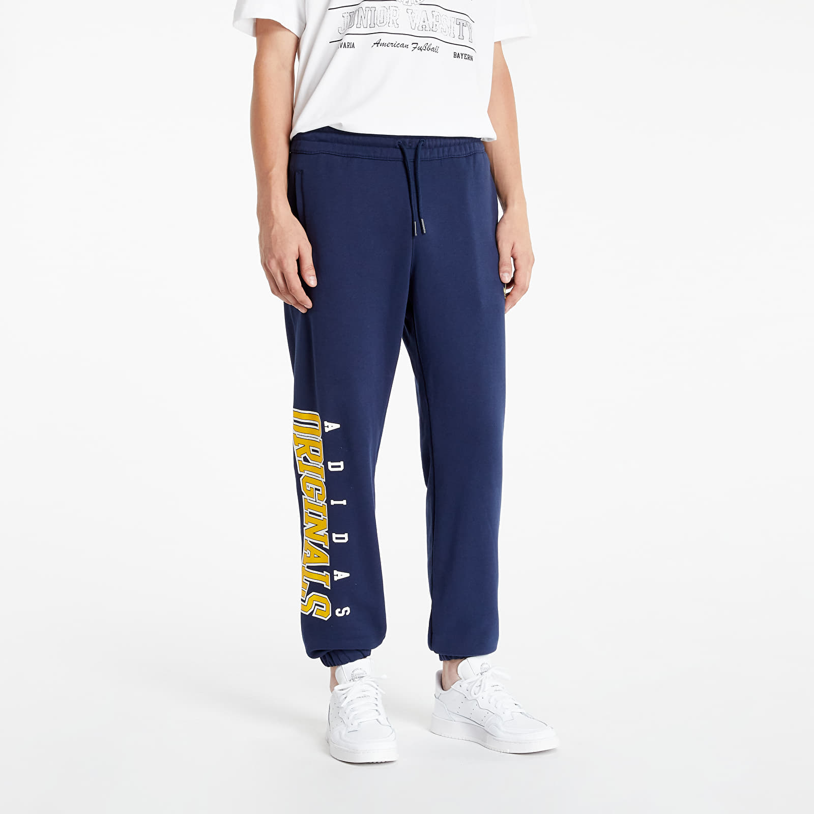 Bikses adidas Script Pants Collegiate Navy