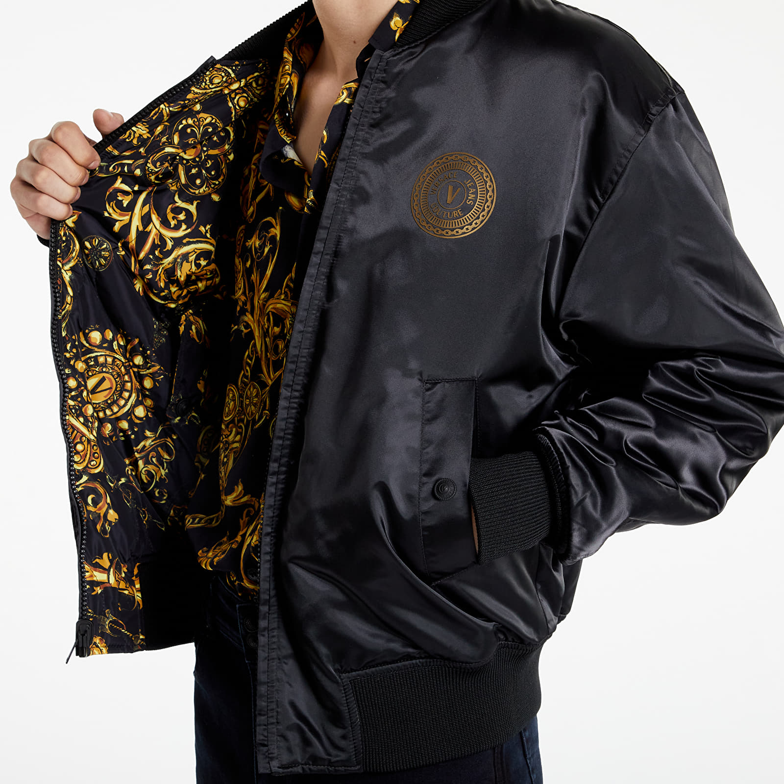 Giacche Versace Jeans Couture Giubbotto  Black/ Gold
