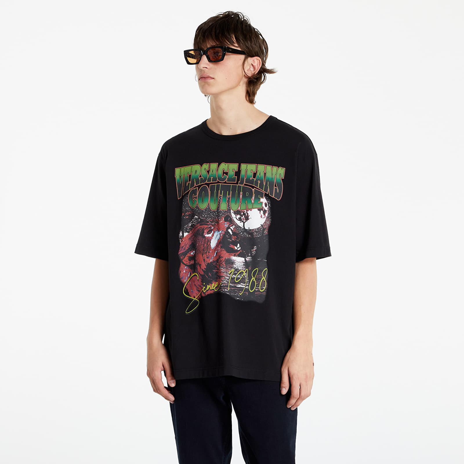   Μπλούζες Versace Jeans Couture Maglietta T-Shirt Black