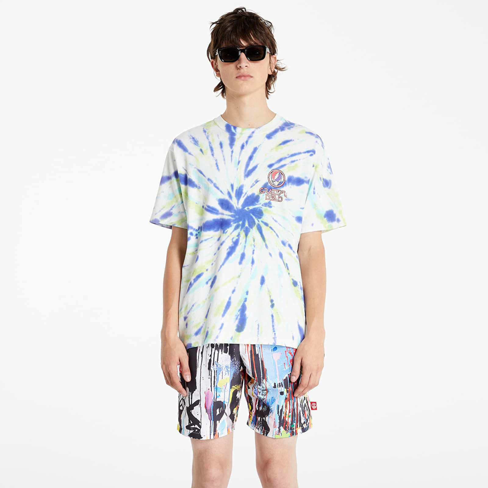 T-skjorter Levi's® x Grateful Dead Graphic Tee White/ Blue Tie Dye
