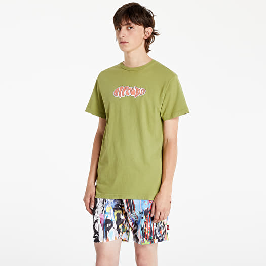 T-shirt à patch fleur vert pour homme | Sandro Paris