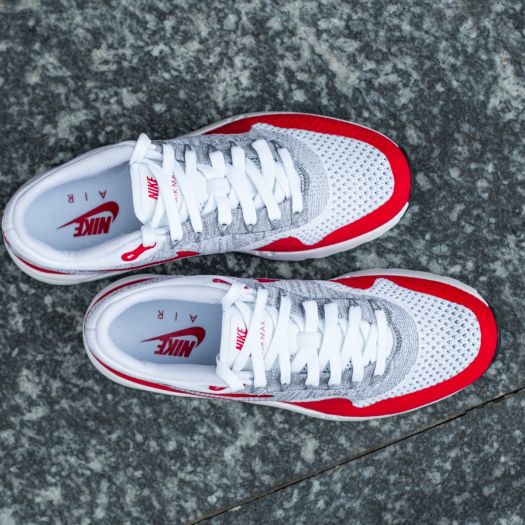 Nike air max 1 white university red cool grey shop