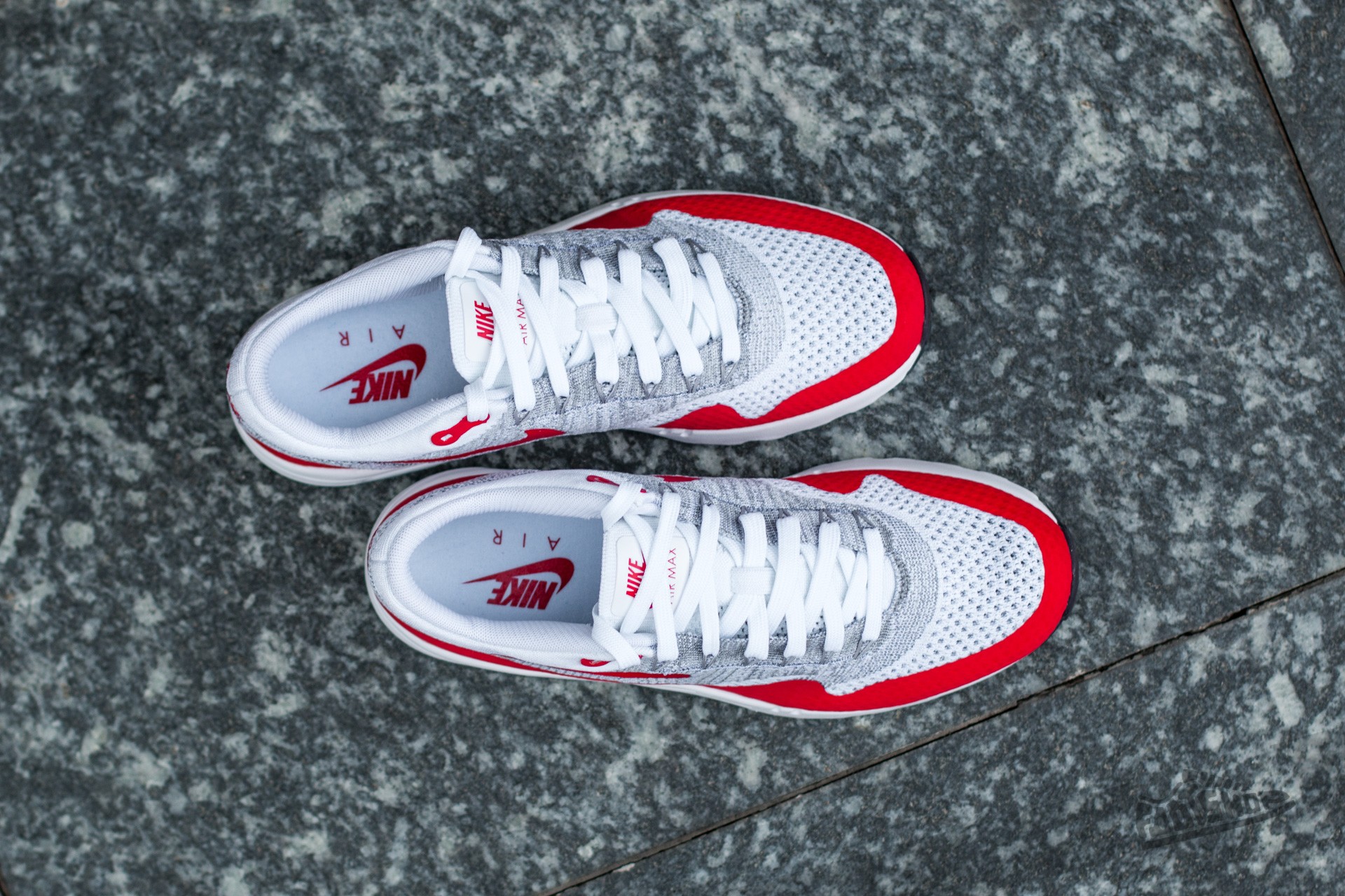Men's shoes Nike Air Max 1 Ultra Flyknit White/ University Red