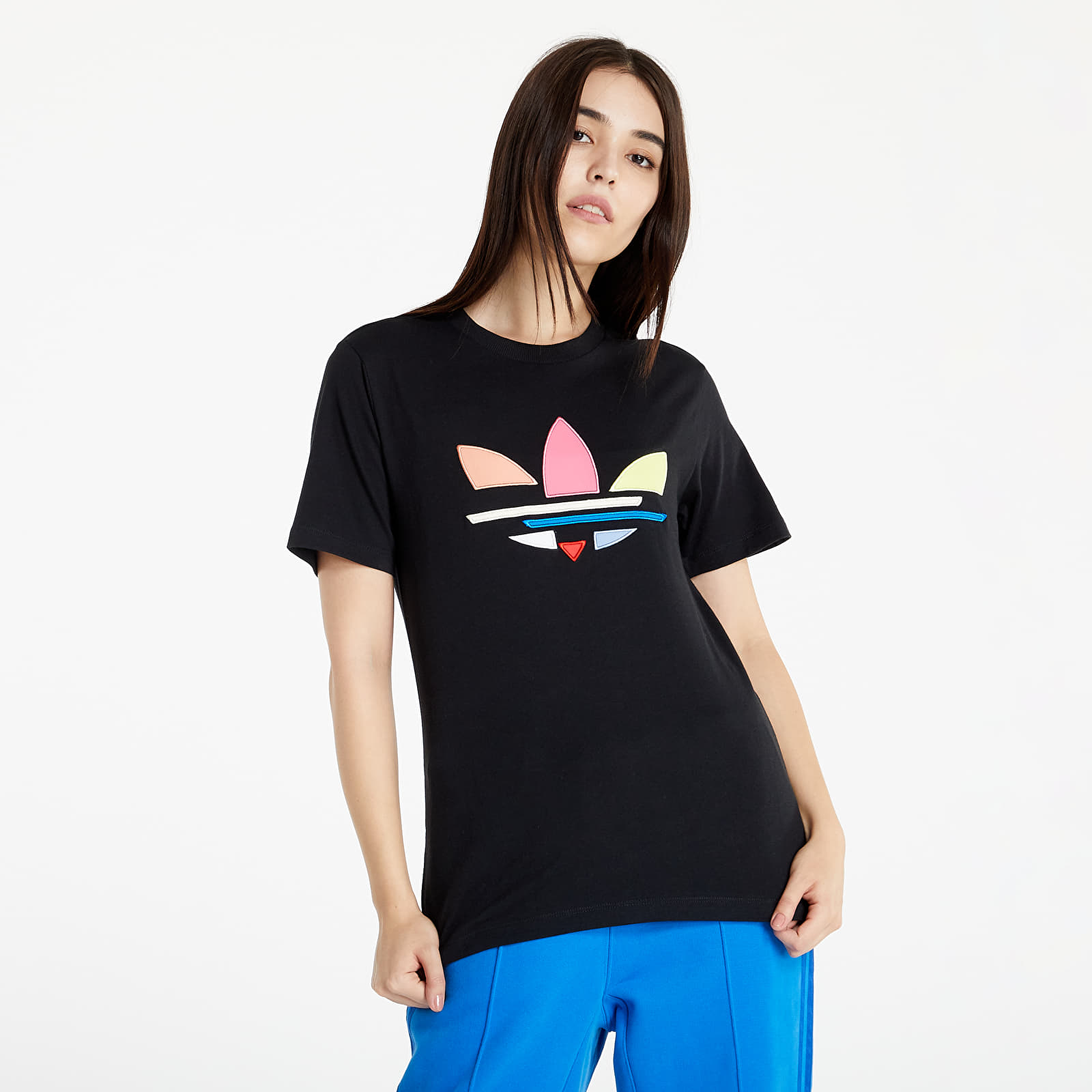 T-shirts adidas Adicolor Shattered Trefoil Tee Black | Footshop