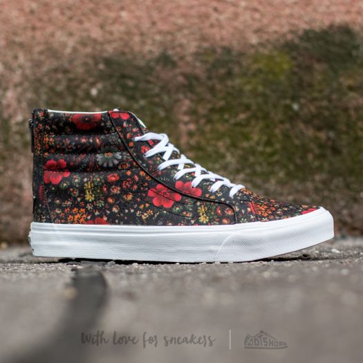 Vans flower print on sale
