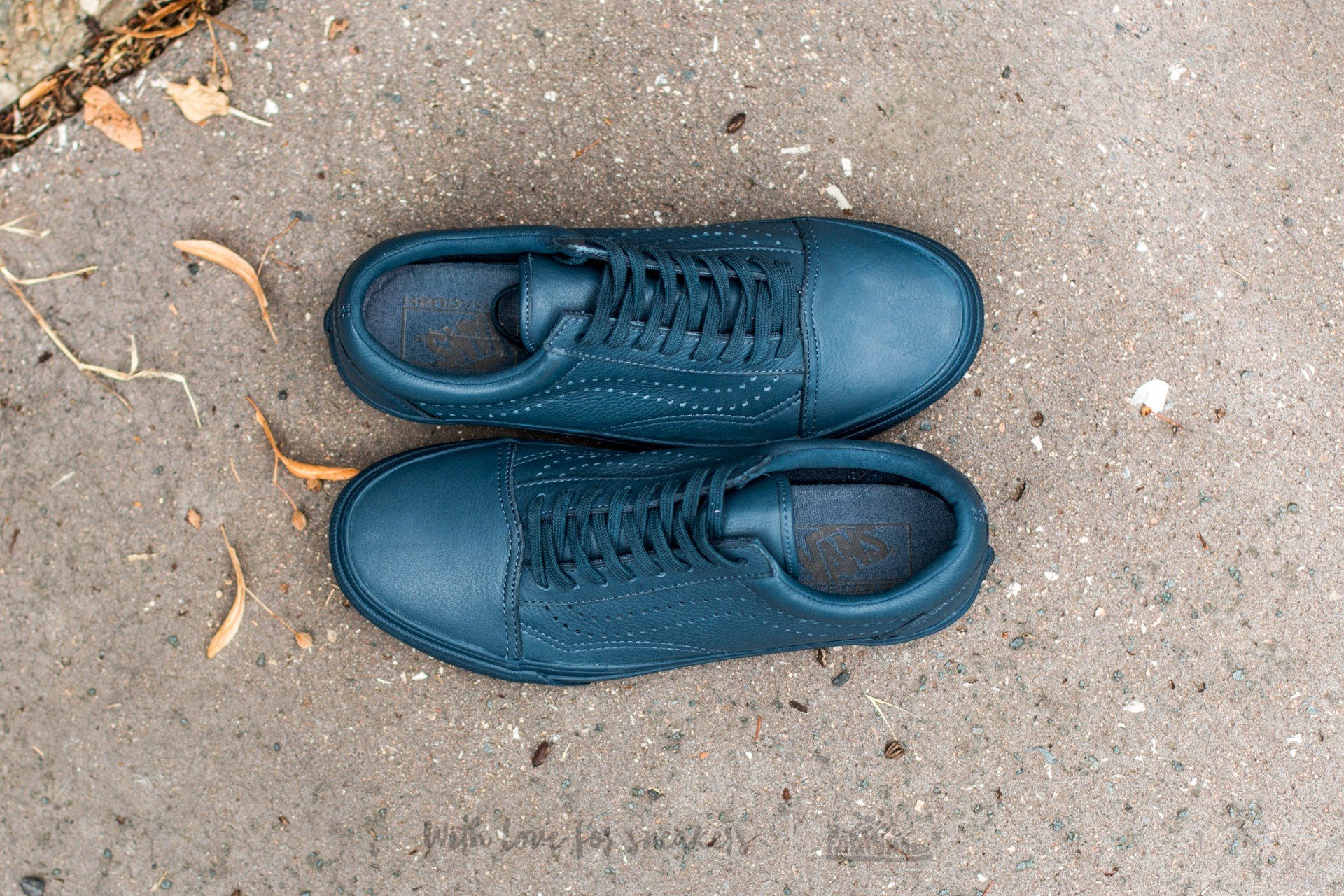 Pánské tenisky a boty Vans Old Skool Reissue (Leather) Midnight Navy