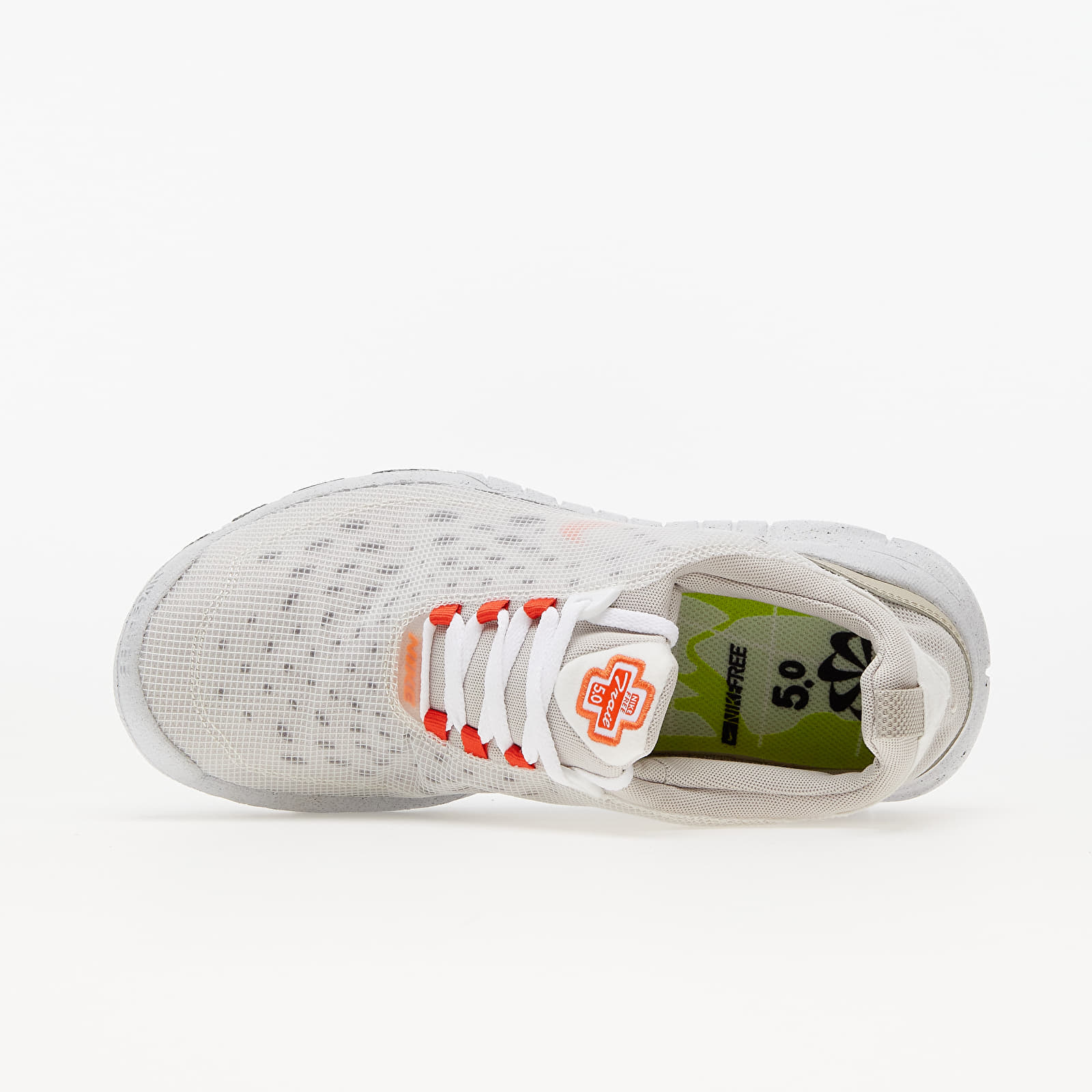 Men s shoes Nike Free Run Trail Crater White Orange Cream Ii Cave