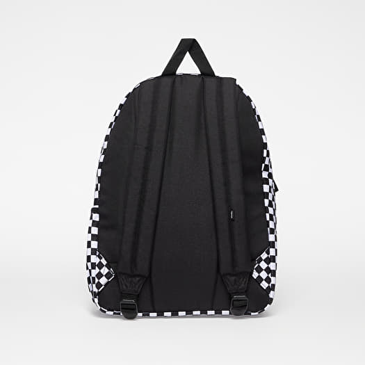 Rucksacke Vans Realm Flying V Backpack Black Checkerboard Footshop
