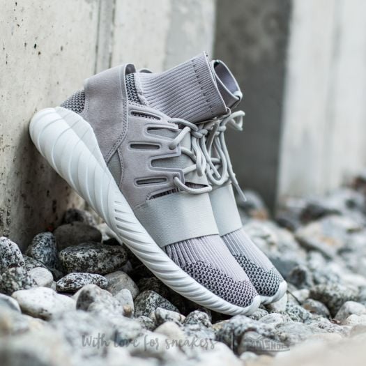 adidas Tubular Doom Primeknit Clear Granite Vintage White