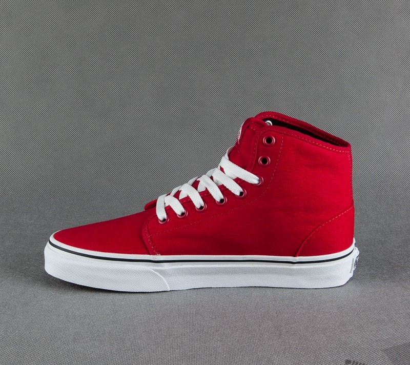 Men s shoes Vans 106 Hi Red True White Footshop