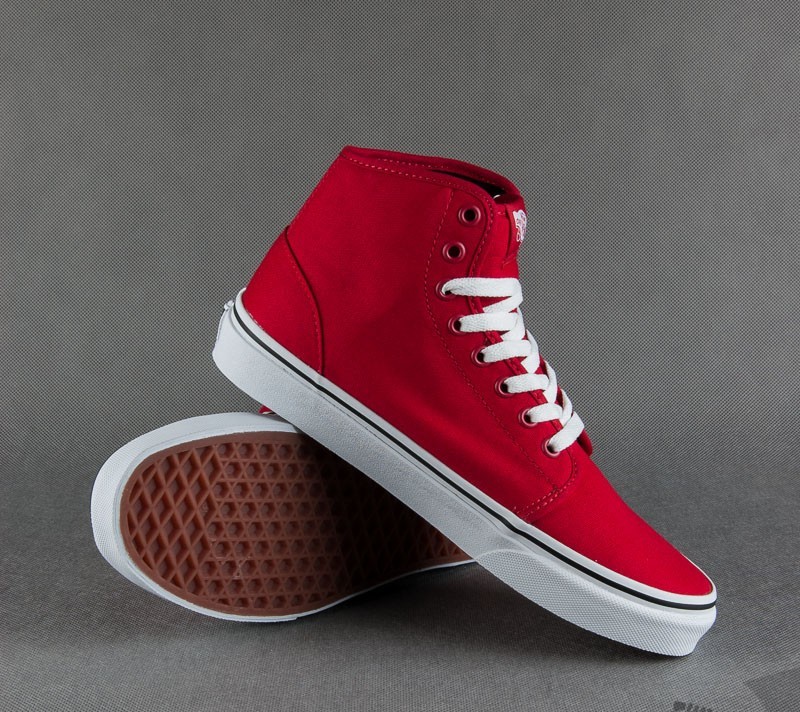 Men s shoes Vans 106 Hi Red True White Footshop