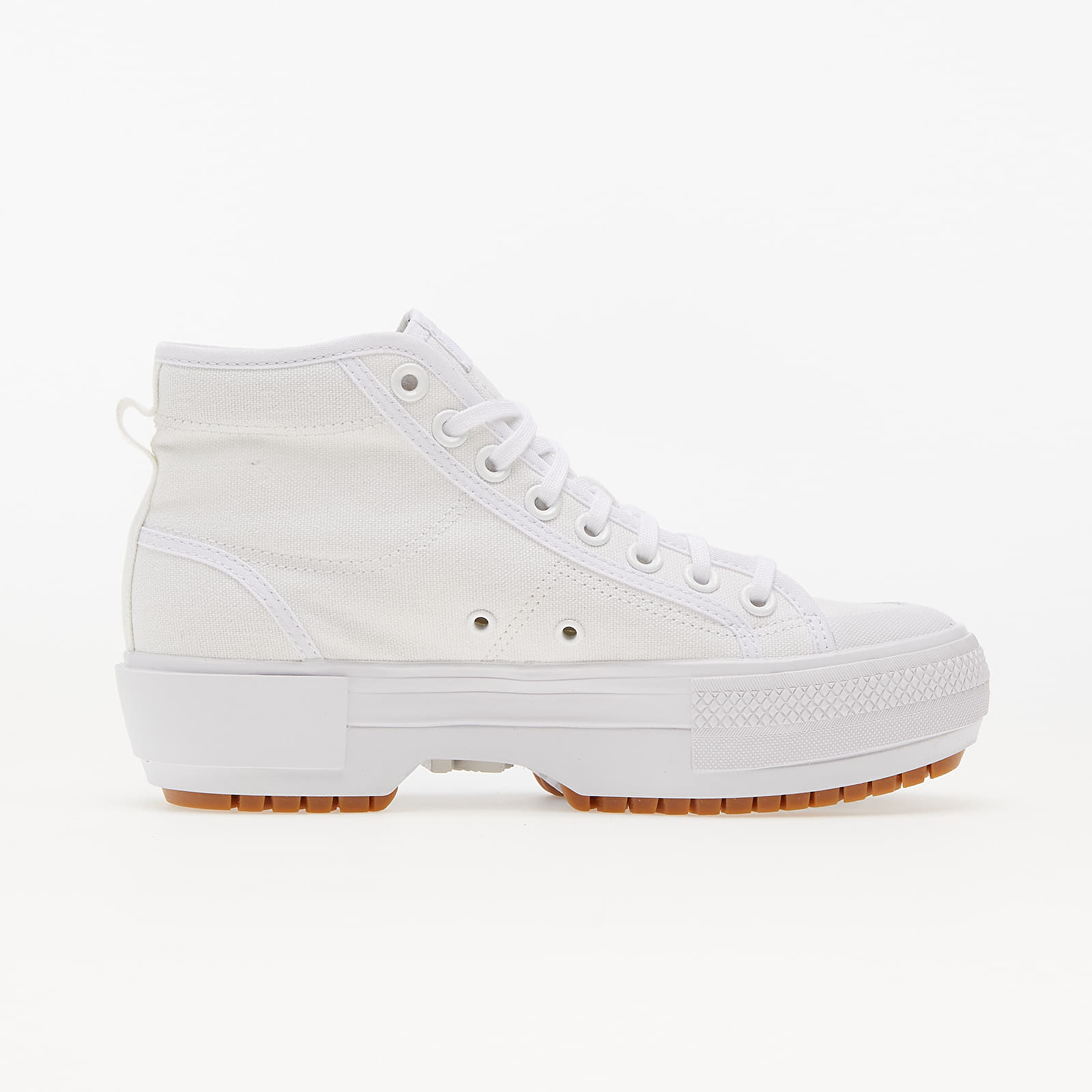 Damen Sneaker und Schuhe adidas Nizza Trek W Ftw White/ Gum3/ Grey One