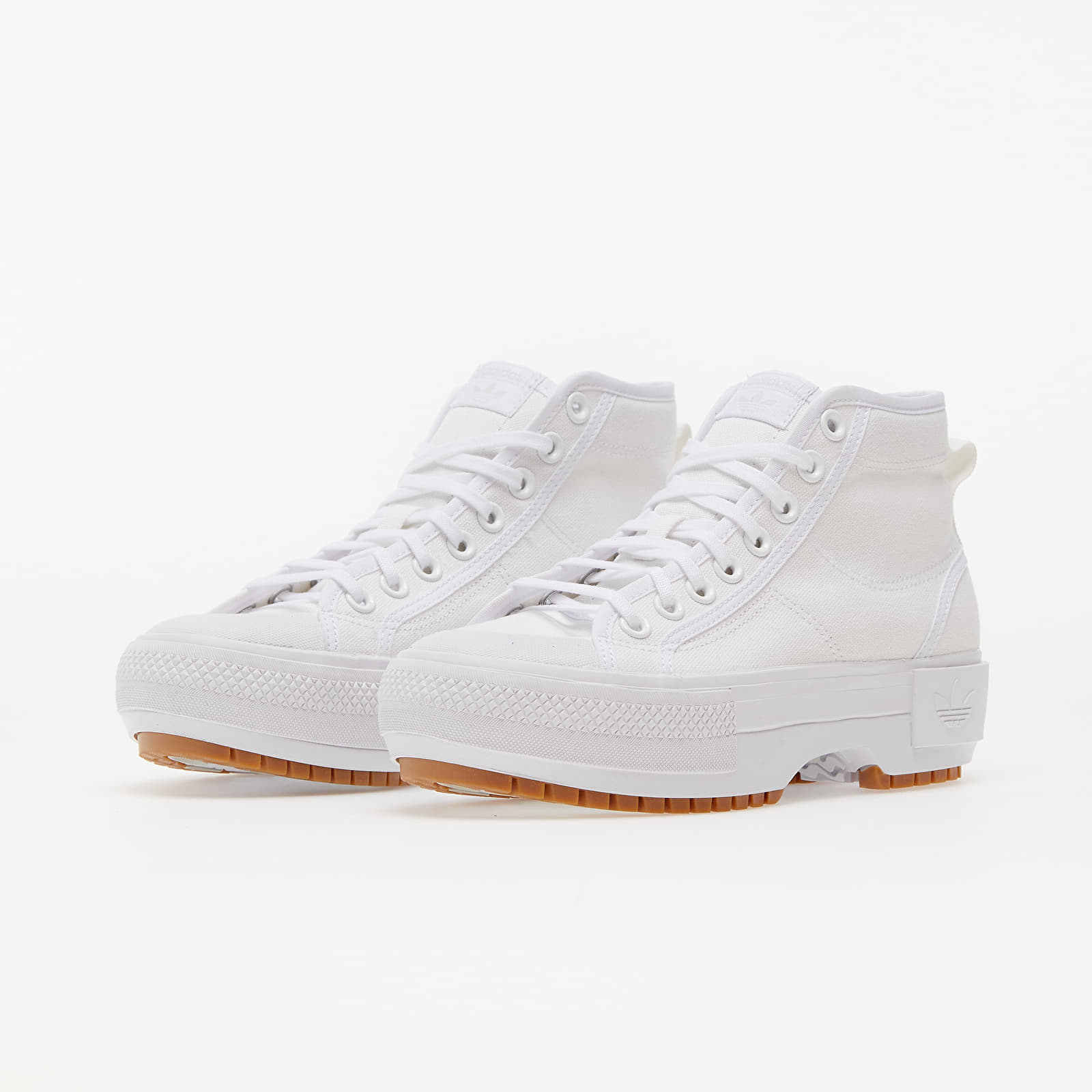 Damen Sneaker und Schuhe adidas Nizza Trek W Ftw White/ Gum3/ Grey One