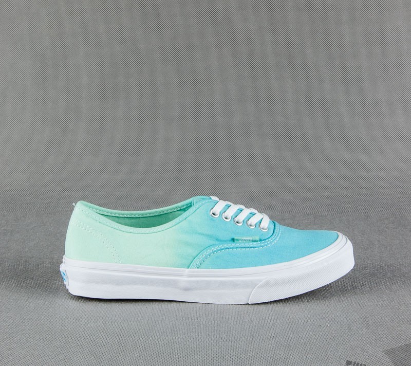 Women's shoes boty Vans Authentic Slim (ombre) cloisonne/icy green