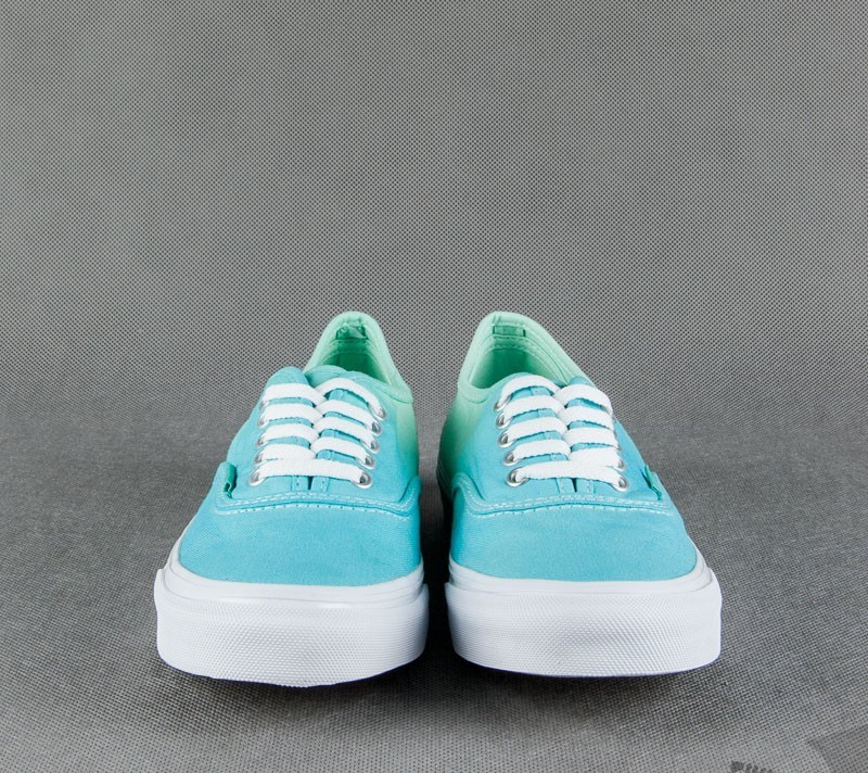 Women's shoes boty Vans Authentic Slim (ombre) cloisonne/icy green