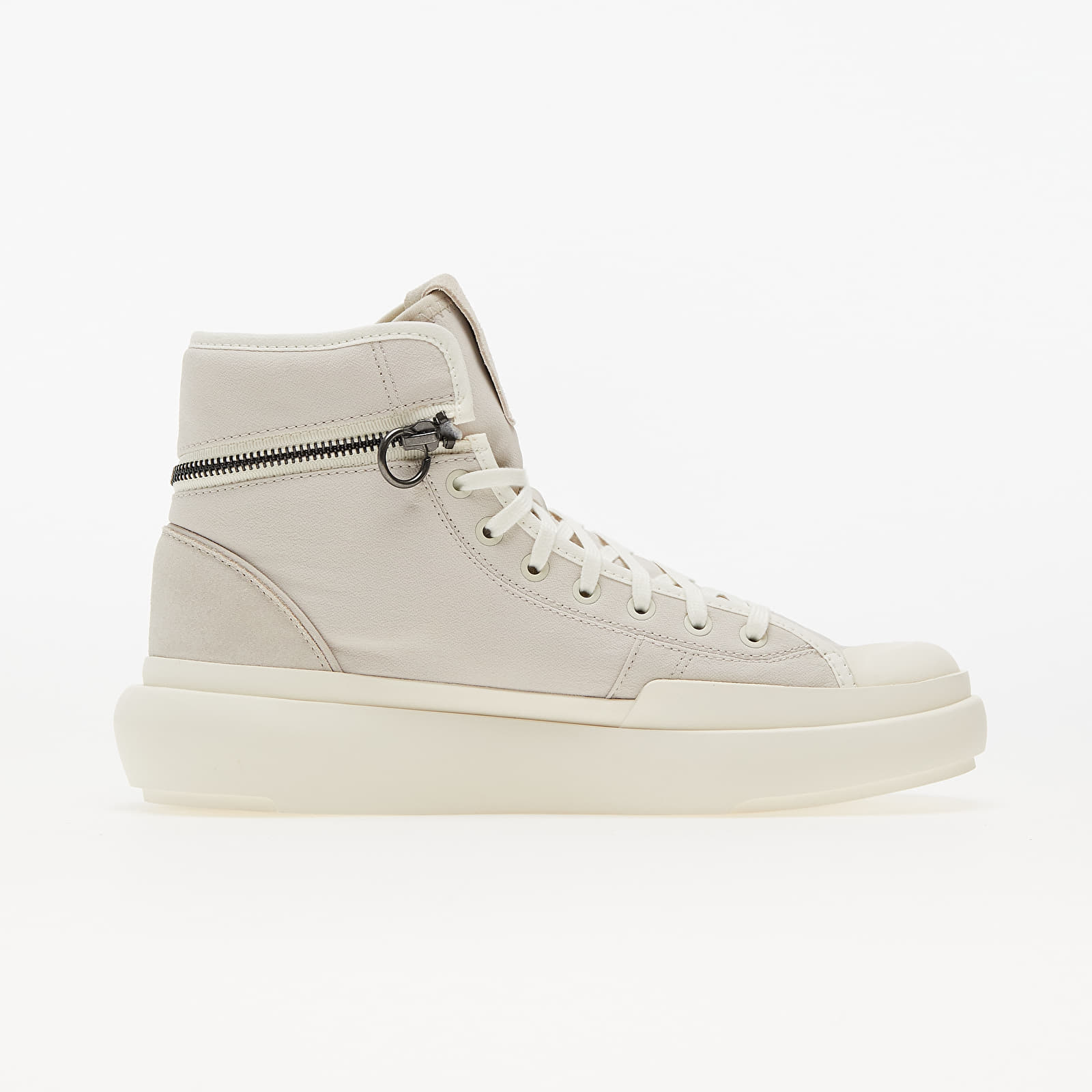 Încălțăminte și sneakerși pentru bărbați Y-3 Ajatu Court High Clear Brown/ Off White/ Core White