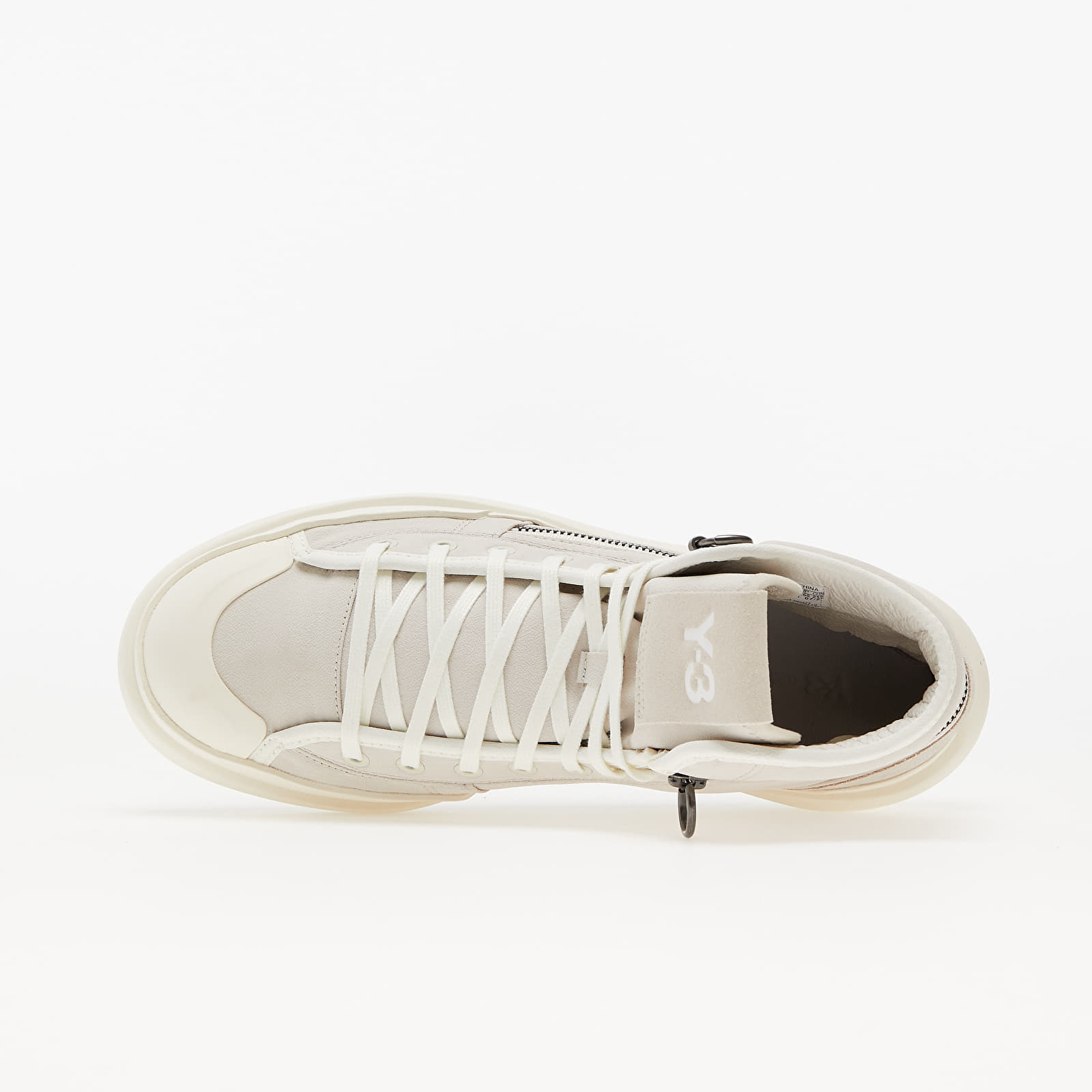 Încălțăminte și sneakerși pentru bărbați Y-3 Ajatu Court High Clear Brown/ Off White/ Core White